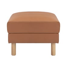 Tan Oslo Upholstered Ottoman